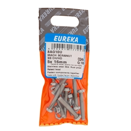 8AG10 - Machine Screw & Nut ST/ST